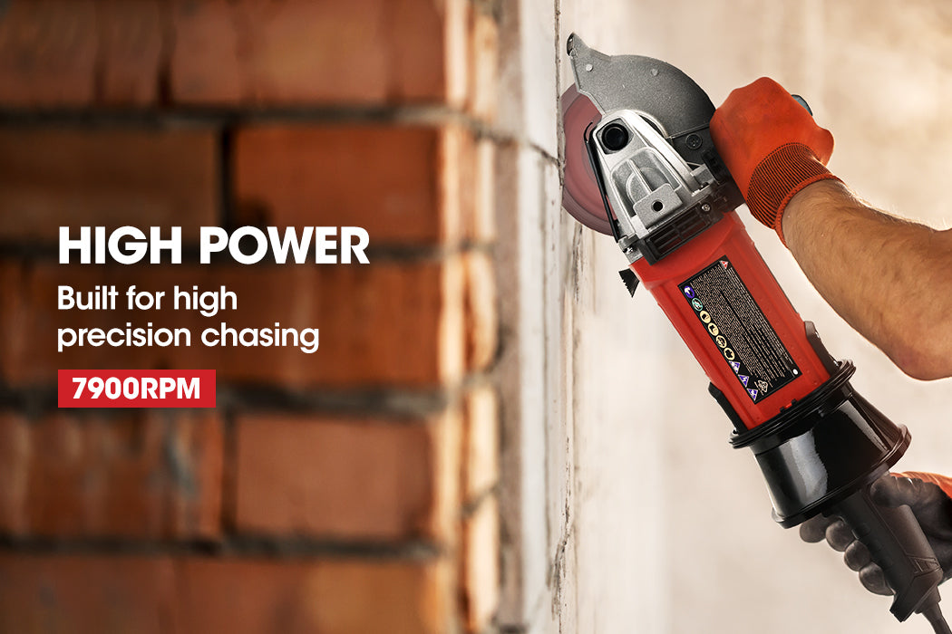 Power Saws: BAUMR-AG Wall Chaser Machine Concrete Chasing Tool Electric Saw Brick Grinder