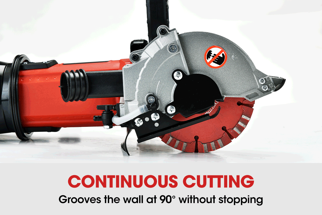 Power Saws: BAUMR-AG Wall Chaser Machine Concrete Chasing Tool Electric Saw Brick Grinder