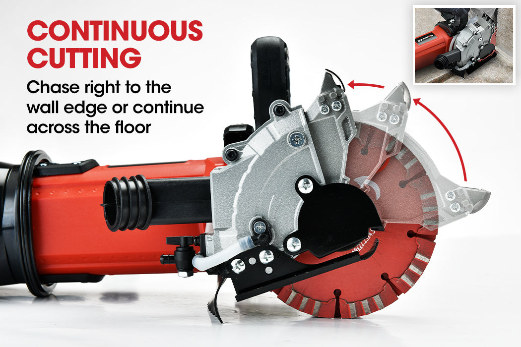 Power Saws: BAUMR-AG Wall Chaser Machine Concrete Chasing Tool Electric Saw Brick Grinder