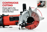 Power Saws: BAUMR-AG Wall Chaser Machine Concrete Chasing Tool Electric Saw Brick Grinder