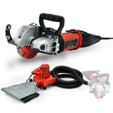 Power Saws: BAUMR-AG Wall Chaser and Vacuum Combo Concrete Dust Collector Chasing Machine