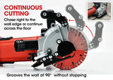 Power Saws: BAUMR-AG Wall Chaser and Vacuum Combo Concrete Dust Collector Chasing Machine