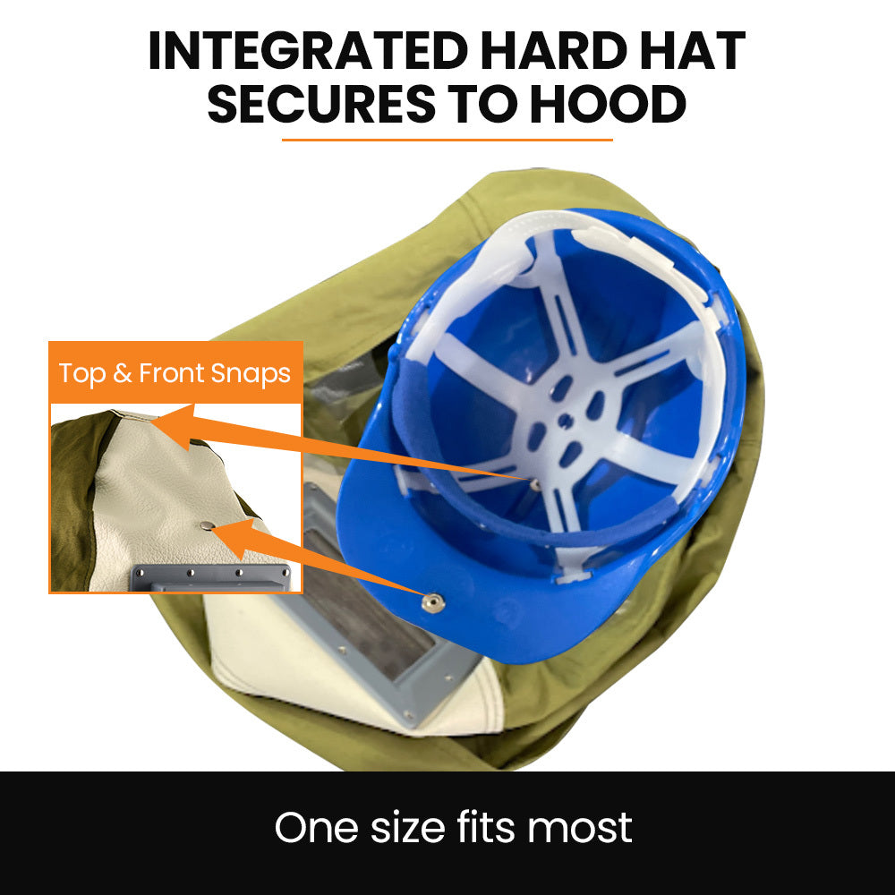 Automotive Repair & Speciality Tools: Unimac Sandblasting Safety Hood, Built-in Hard Hat, Abrasive Sand Blasting PPE Equipment