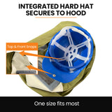 Automotive Repair & Speciality Tools: Unimac Sandblasting Safety Hood, Built-in Hard Hat, Abrasive Sand Blasting PPE Equipment