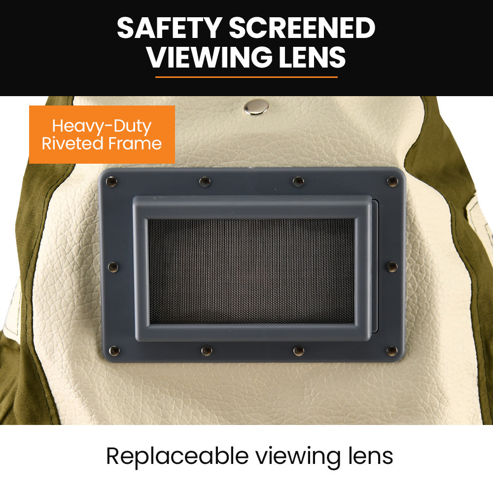 Automotive Repair & Speciality Tools: Unimac Sandblasting Safety Hood, Built-in Hard Hat, Abrasive Sand Blasting PPE Equipment