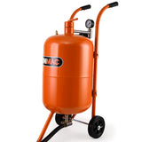 Automotive Repair & Speciality Tools: UNIMAC 38L Sandblasting Tank, Pressurised Design with Sandblast Gun Set with Hose