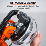 Sanders: Unimac 225mm 750W Telescopic Long Reach Dry Wall Sander Kit, Foldable, Vacuum System, LED Worklight, 6x Sanding Discs