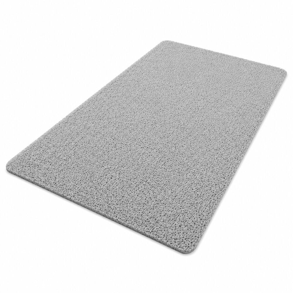 EQUIPMED Washable PVC Anti-Slip Loofah Bath and Shower Mat