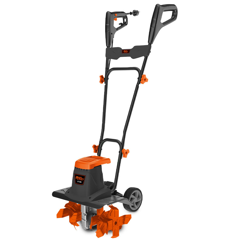 Outdoor Power Equipment: PLANTCRAFT Electric Rotary Hoe Garden Tiller Soil Cultivator, Adjustable Depth, 6 Tines