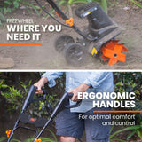 Outdoor Power Equipment: PLANTCRAFT Electric Rotary Hoe Garden Tiller Soil Cultivator, Adjustable Depth, 6 Tines