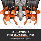 Outdoor Power Equipment: PLANTCRAFT Electric Rotary Hoe Garden Tiller Soil Cultivator, Adjustable Depth, 6 Tines