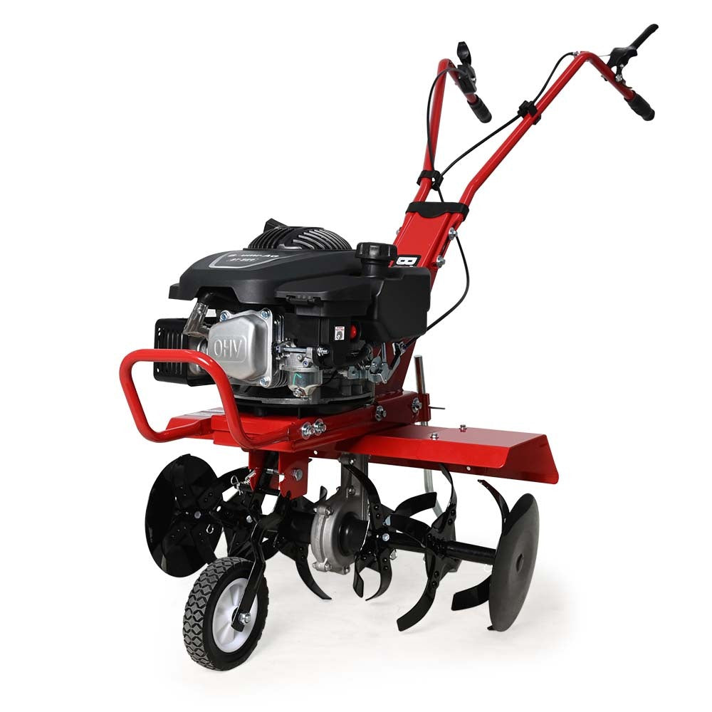 Outdoor Power Equipment: Baumr-AG 150CC Garden Tiller Cultivator Petrol Rototiller 4-Stroke Soil Power Rotary Hoe