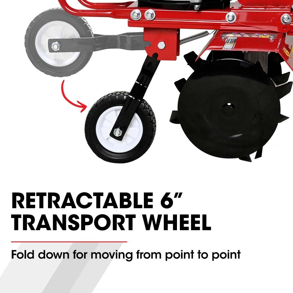 Outdoor Power Equipment: Baumr-AG 150CC Garden Tiller Cultivator Petrol Rototiller 4-Stroke Soil Power Rotary Hoe