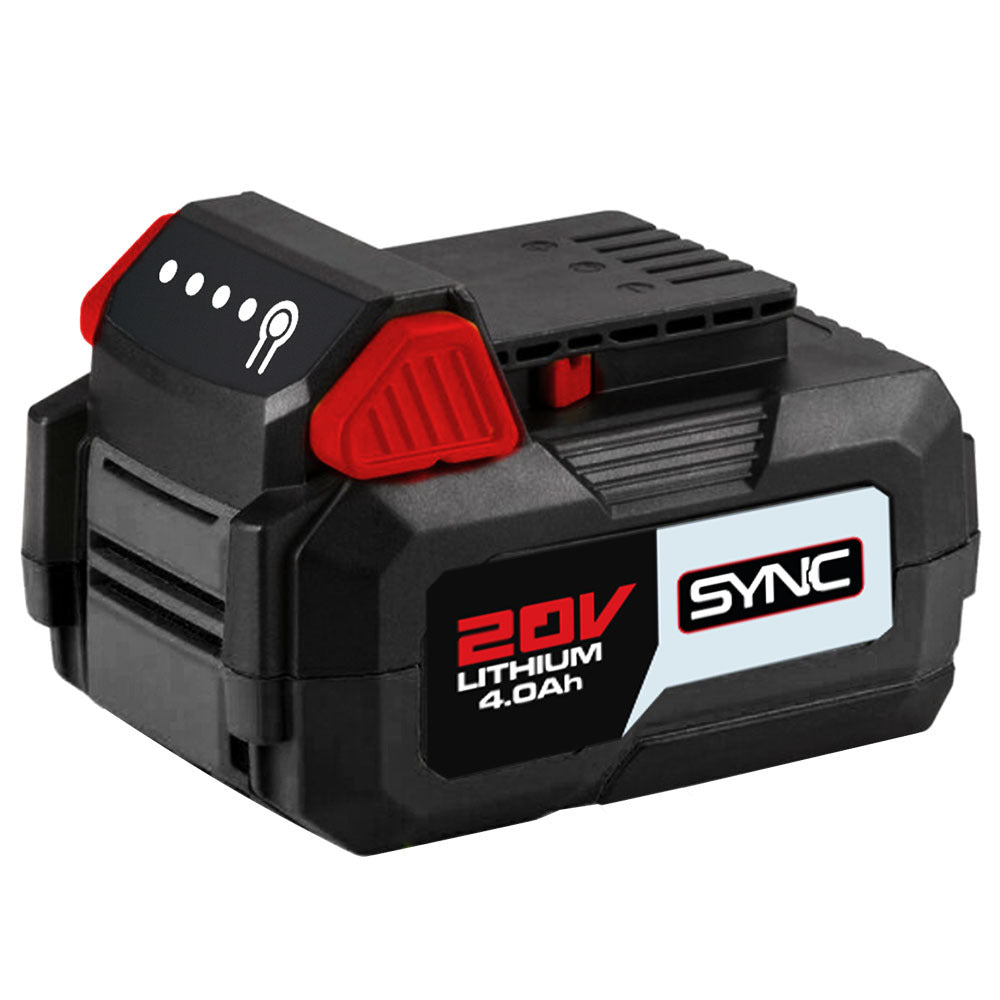 Outdoor Power Equipment: BAUMR-AG 20V 4Ah SYNC Lithium-Ion Battery, Replacement or Spare Battery, Rechargeable