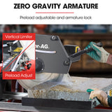 Power Saws: BAUMR-AG 2200W 450mm 18" Brick & Masonry Table Saw, Electric Tile Concrete Cutting, with Stand