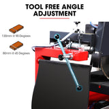 Power Saws: BAUMR-AG 2200W 450mm 18" Brick & Masonry Table Saw, Electric Tile Concrete Cutting, with Stand