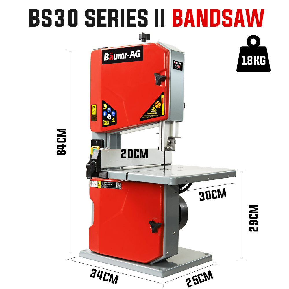 Power Saws: Baumr-AG Bandsaw Wood Cutting Band Saw Portable Wood Vertical Benchtop Machine