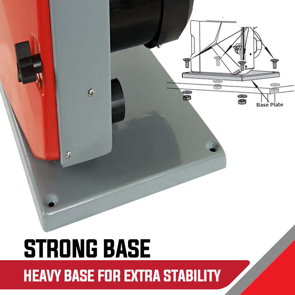 Power Saws: Baumr-AG Bandsaw Wood Cutting Band Saw Portable Wood Vertical Benchtop Machine