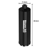 Power Drills & Accessories: Baumr-AG Diamond Core Drill Bit 114mm Concrete Wet Dry Tile Stone Brick Marble 1-1/4 UNC