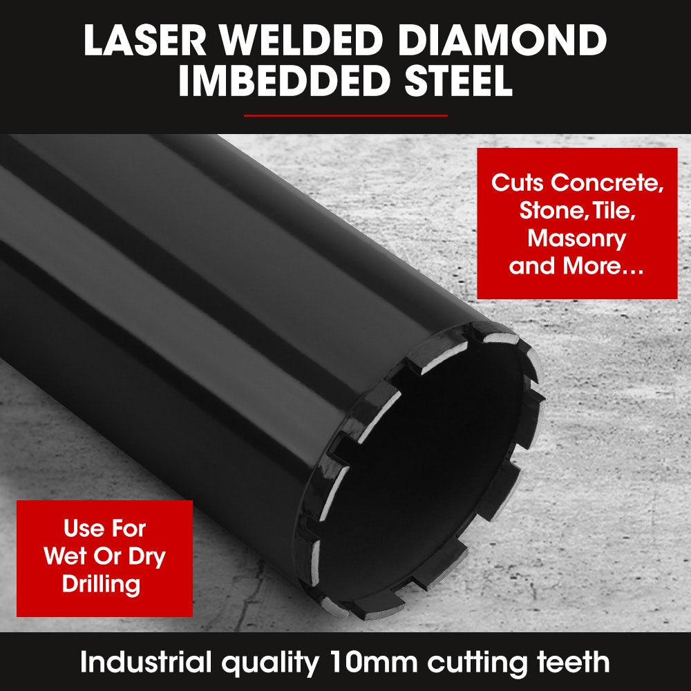 Power Drills & Accessories: Baumr-AG Diamond Core Drill Bit 127mm Concrete Wet Dry Tile Stone Brick Marble 1-1/4 UNC