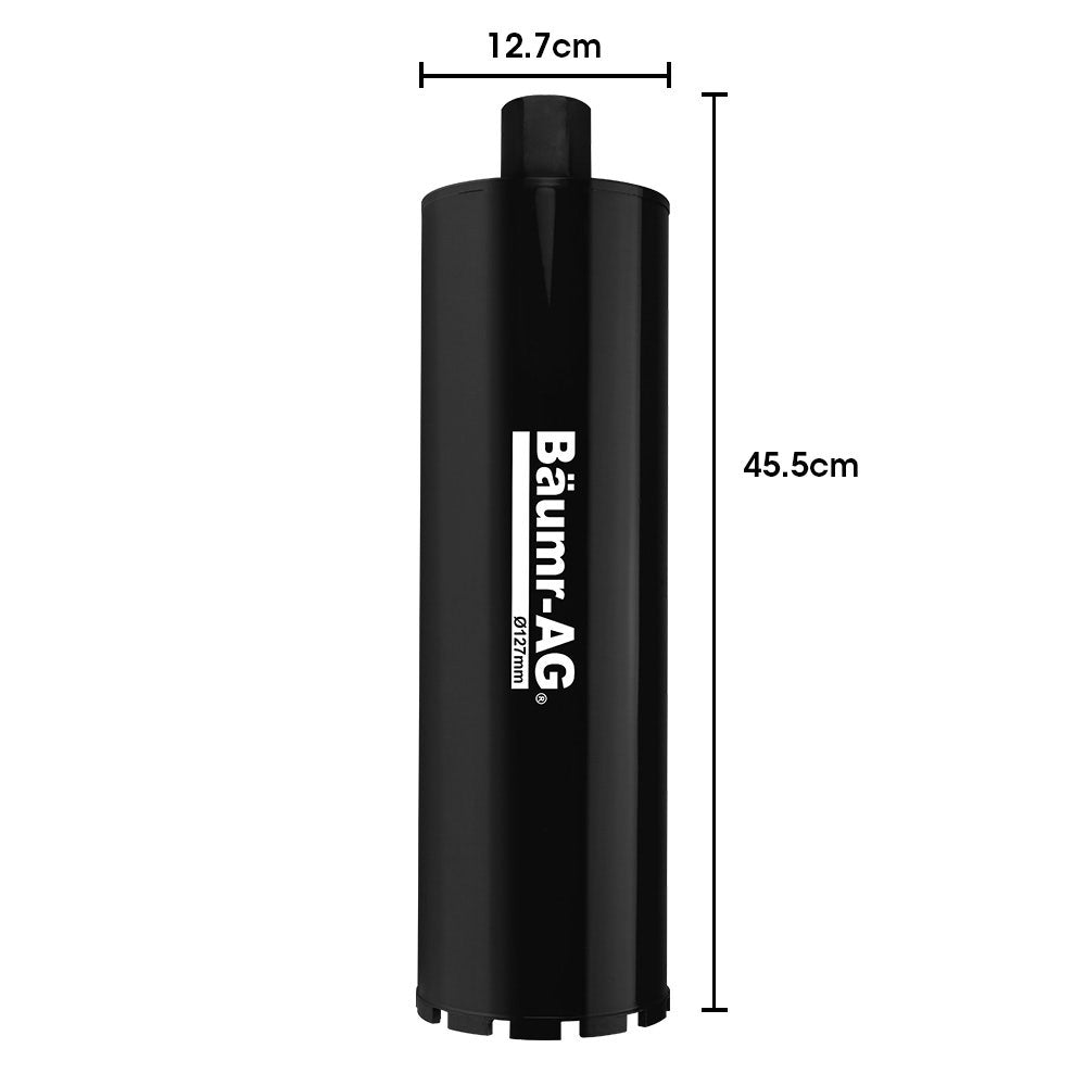 Power Drills & Accessories: Baumr-AG Diamond Core Drill Bit 127mm Concrete Wet Dry Tile Stone Brick Marble 1-1/4 UNC