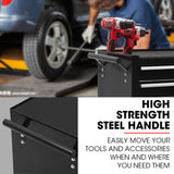 Tool Cabinets: BULLET Pro 7 Drawer Tool Box Cabinet Trolley Storage, Toolbox Garage Organiser Set, Black