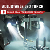 Power Saws: Baumr-AG SS16 16 120W Variable Speed Scroll Saw Tool Electric Dual Lamps