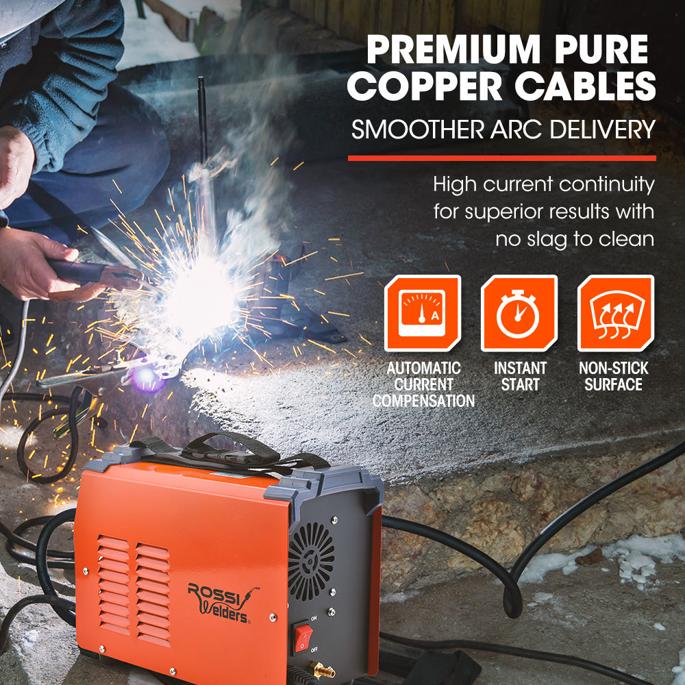 Welding Guns & Plasma Cutters: ROSSI 170Amp MIG ARC Stick Welder, with Carry Case & Accessories, 15A Plug