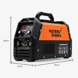 Welding Guns & Plasma Cutters: ROSSI 120 Amp Inverter Welder, 3in1 Portable MMA ARC /MIG Gasless /Lift-TIG Welding Machine, 15A Plug
