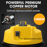 Vacuums: Unimac 20L 1400W Wet and Dry Vacuum Cleaner, with Blower, for Car, Workshop, Carpet