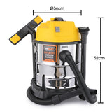 Vacuums: Unimac 20L 1400W Wet and Dry Vacuum Cleaner, with Blower, for Car, Workshop, Carpet