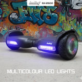 Hoverboards: BULLET SX-2500 Hoverboard Scooter, 500W Brushless, UL Certified, AU Compliant, 6.5-inch Off-Road Style Tyres, Superior Self Balancing System, LED Lights, Black