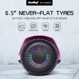 Hoverboards: BULLET SX-2500 Hoverboard Scooter, 500W Brushless, UL Certified, AU Compliant, 6.5-inch Off-Road Style Tyres, Superior Self Balancing System, LED Lights, Pink