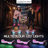 Hoverboards: BULLET SX-2500 Hoverboard Scooter, 500W Brushless, UL Certified, AU Compliant, 6.5-inch Off-Road Style Tyres, Superior Self Balancing System, LED Lights, Pink