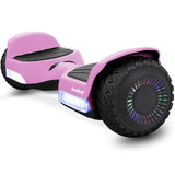 Hoverboards: BULLET SX-2500 Hoverboard Scooter, 500W Brushless, UL Certified, AU Compliant, 6.5-inch Off-Road Style Tyres, Superior Self Balancing System, LED Lights, Pink