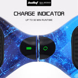 Hoverboards: BULLET SX-2000 Hoverboard Scooter, 500W Brushless, Superior Self Balancing System, UL Certified, LED Lights, Blue Galaxy