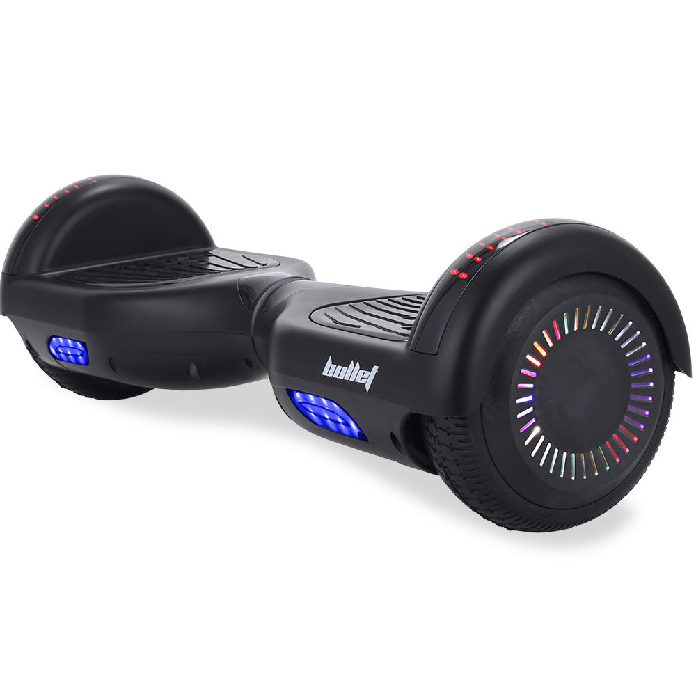 Hoverboards: BULLET SX-2000 Hoverboard Scooter, 500W Brushless, UL Certified, AU Compliant, Superior Self Balancing System, LED Lights, Black