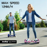 Hoverboards: BULLET SX-2000 Hoverboard Scooter, 500W Brushless, UL Certified, AU Compliant, Superior Self Balancing System, LED Lights, Pink Camo