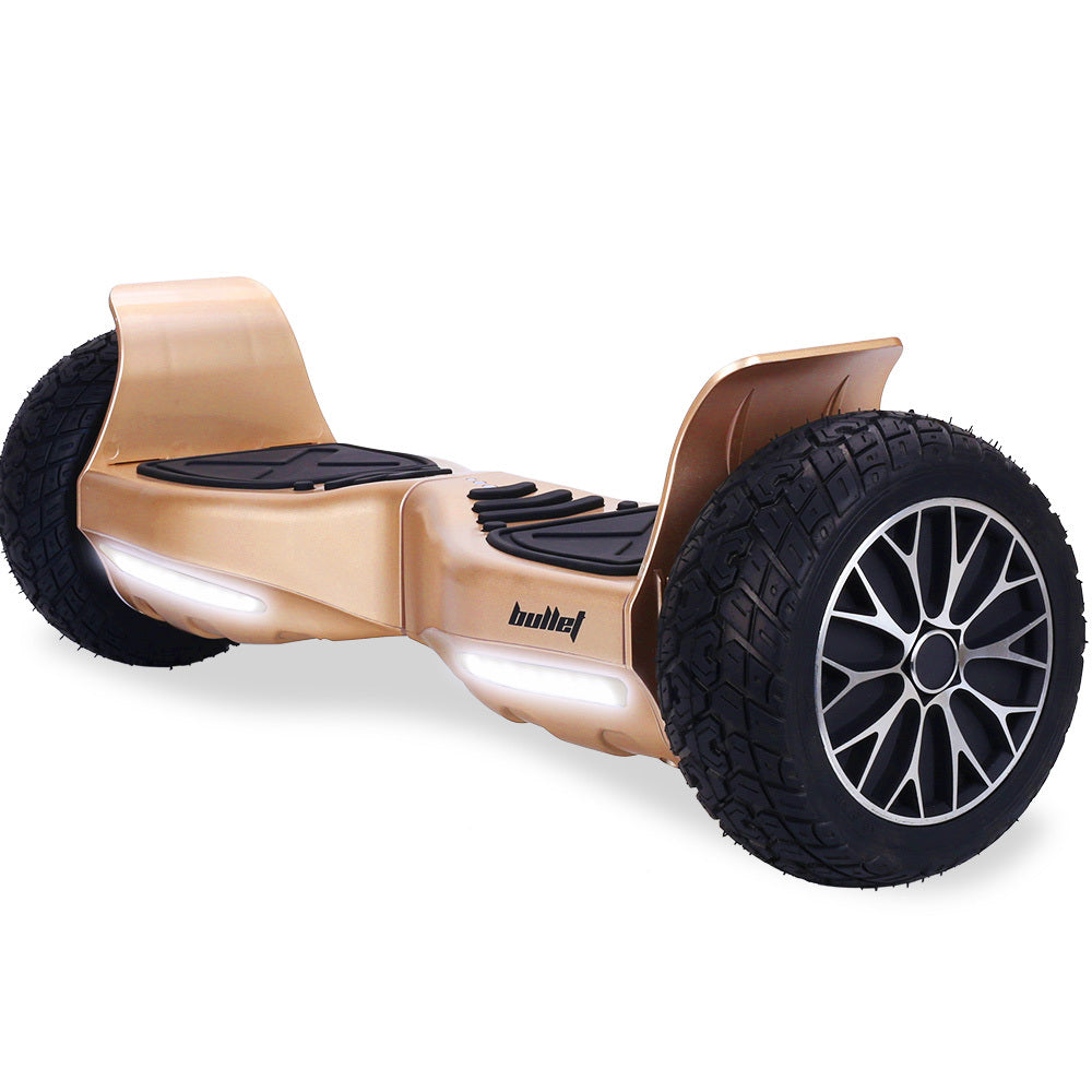 Hoverboards: BULLET SX-4000 Hoverboard Scooter, 700W Brushless, UL Certified, AU Compliant, 8.5" Wheels, Superior Self Balancing System, LED Lights, Carry Bag, Bronze