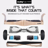 Hoverboards: BULLET SX-4000 Hoverboard Scooter, 700W Brushless, UL Certified, AU Compliant, 8.5" Wheels, Superior Self Balancing System, LED Lights, Carry Bag, Bronze