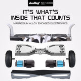 Hoverboards: BULLET SX-4000 Hoverboard Scooter, 700W Brushless, UL Certified, AU Compliant, 8.5" Wheels, Superior Self Balancing System, LED Lights, Carry Bag, Camo