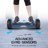 Hoverboards: BULLET SX-4500 Hoverboard Scooter, 700W Brushless, UL Certified, AU Compliant, 8.5" Wheels, Superior Self Balancing System, LED Lights, Carry Bag, Navy Blue