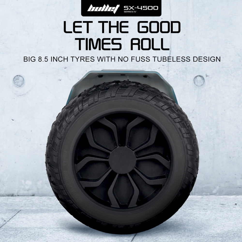 Hoverboards: BULLET SX-4500 Hoverboard Scooter, 700W Brushless, UL Certified, AU Compliant, 8.5" Wheels, Superior Self Balancing System, LED Lights, Carry Bag, Navy Blue