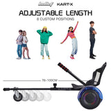 Hoverboards: BULLET KART-X Hoverboard Seat Attachment, for 6.5" 8" 10" models, Adjustable Length Frame
