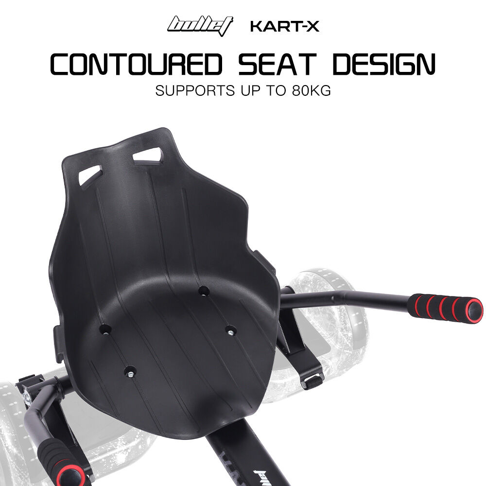 Hoverboards: BULLET KART-X Hoverboard Seat Attachment, for 6.5" 8" 10" models, Adjustable Length Frame