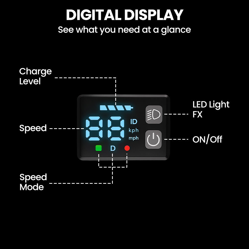 Bikes & Scooters: ALPHA Edge Electric Scooter Kids/Teens, 16km/h Max, Adjustable Height, UL Certified, AU Compliant, Dual Brakes, Bluetooth Music, LED, Black