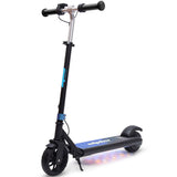 Bikes & Scooters: ALPHA Edge Electric Scooter Kids/Teens, 16km/h Max, Adjustable Height, UL Certified, AU Compliant, Dual Brakes, Bluetooth Music, LED, Blue