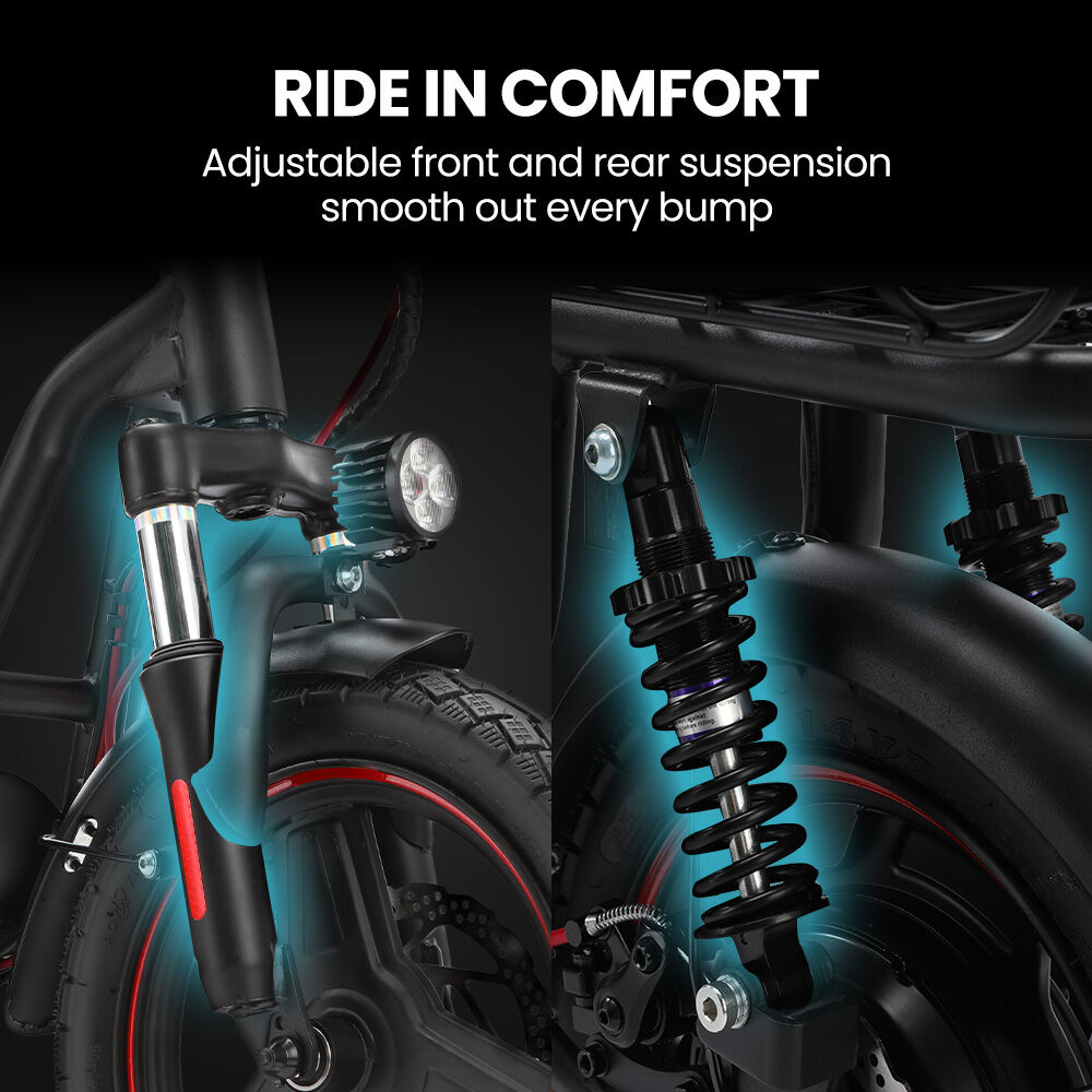 ALPHA Rover Electric Scooter with Seat, AU Compliant, 500W 48V 25km/h 30km Range, 14-inch Tyres, Motorised Commuter eScooter for Adults, Black