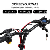 Electric Scooters: ALPHA Rover Electric Scooter with Seat, 500W 48V 25km/h 30km Range, 14-inch Tyres, Motorised Commuter eScooter for Adults, Black