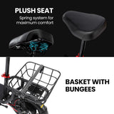 Electric Scooters: ALPHA Rover Electric Scooter with Seat, 500W 48V 25km/h 30km Range, 14-inch Tyres, Motorised Commuter eScooter for Adults, Black